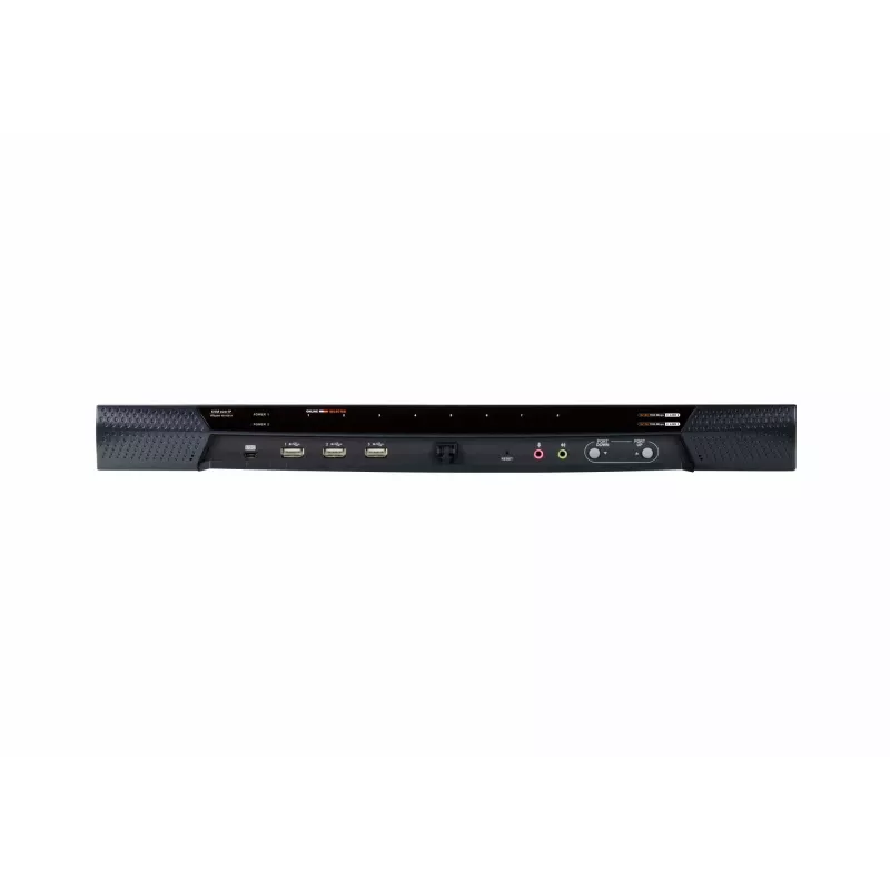 ATEN Switch KVM over IP 8 puertos 2 bus CAT5e/6, LUC (Laptop USB Console), con soporte de audio y medios virtuales