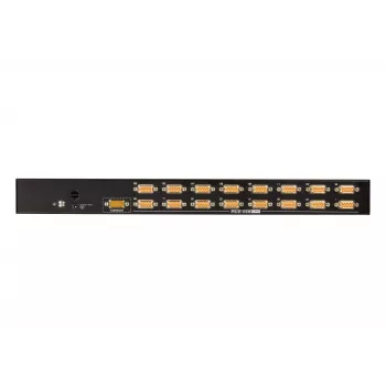 ATEN Switch KVM USB/PS2 VGA 16 puertos, 2048 x 1536 píxeles, QXGA, montaje en rack, 6,5 W, 1U, Negro