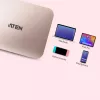 ATEN UH3235 mini dock ultracompacto USB-C 4K con paso de alimentación