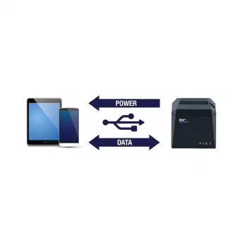 Impresora POS Star Micronics TSP143IV UEWB GY Térmica directa 250 mm/s Con cable Inalámbrica