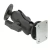 Base de montaje RAM Mounts RAM-101-B-225B2U negra 521g