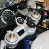 RAM Mounts soporte de doble bola para horquilla de moto aluminio negro