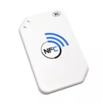 Lector de tarjetas inteligentes ACS ACR1255U-J1 con NFC, interfaz USB 1.1, cable de 1 m, blanco