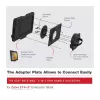 Soporte RAM Mounts GDS Roto-Mag negro composite 8 pulgadas