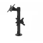 Capture CA-POLE-4012 poste principal 400 mm con soportes VESA estándar y cortos para pantalla principal y secundaria