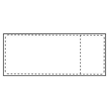 Etiqueta de impresora Capture SHIPLABEL105X251-C76R