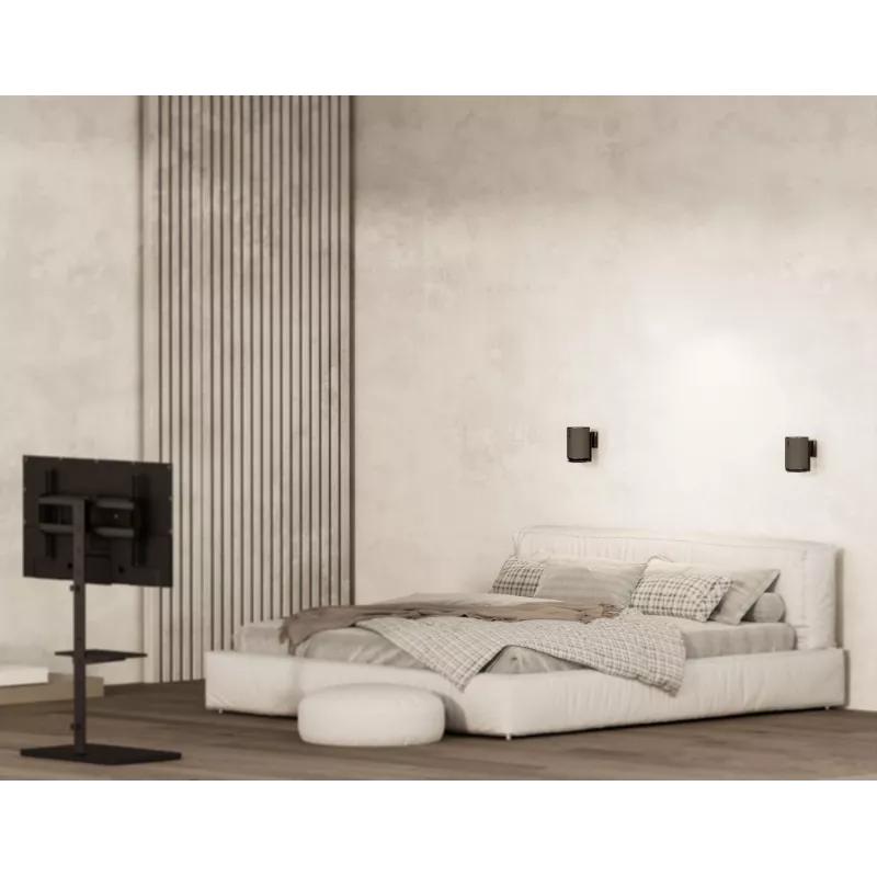 Soporte para altavoces Vivolink VLMSP-E100B Diseño ajustable con inclinación y giro