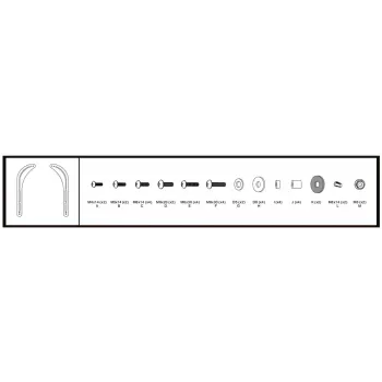 Soporte para altavoces Vivolink VLMSB3270 Negro Carga máxima 15 kg
