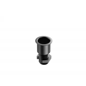 Solución de gestión de cables VivoLink VLDG24-B para 24 cables, organizador de escritorio o rack, negro
