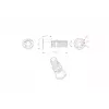 Pasacables de mesa VivoLink VLDG24L-B, negro, grande, hasta 55 mm