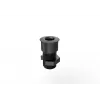 Vivolink VLDG22-B Pasacables de escritorio para orificio de 22 mm, aluminio, negro