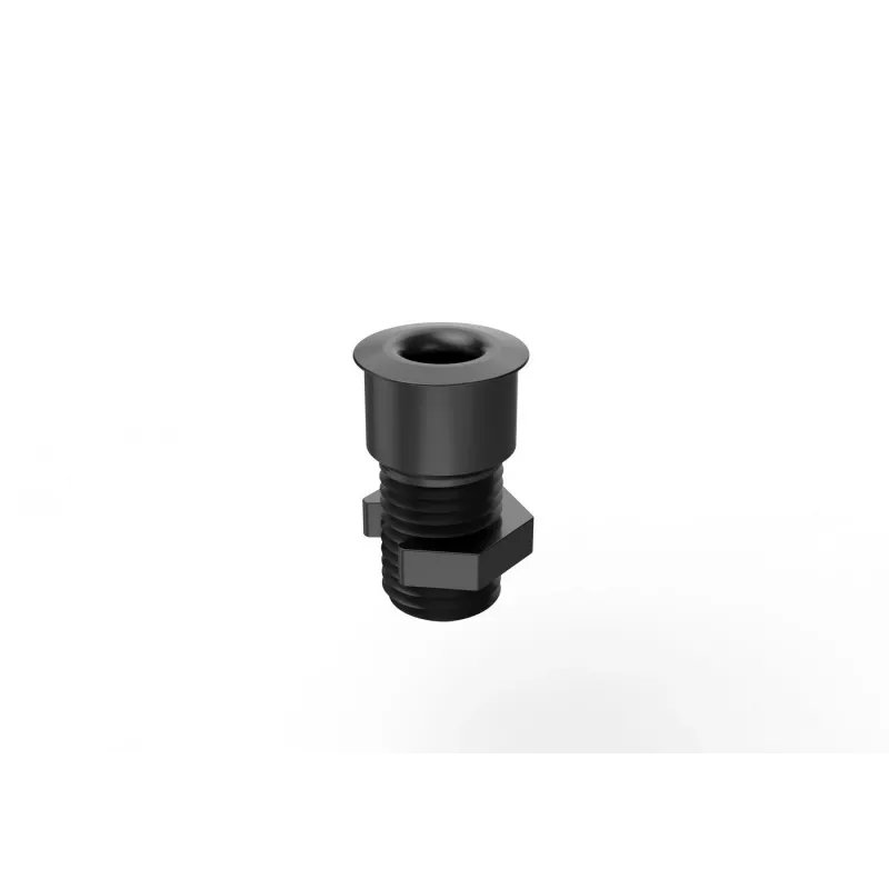 Vivolink VLDG22-B Pasacables de escritorio para orificio de 22 mm, aluminio, negro