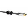 Vivolink VLDG22-B Pasacables de escritorio para orificio de 22 mm, aluminio, negro
