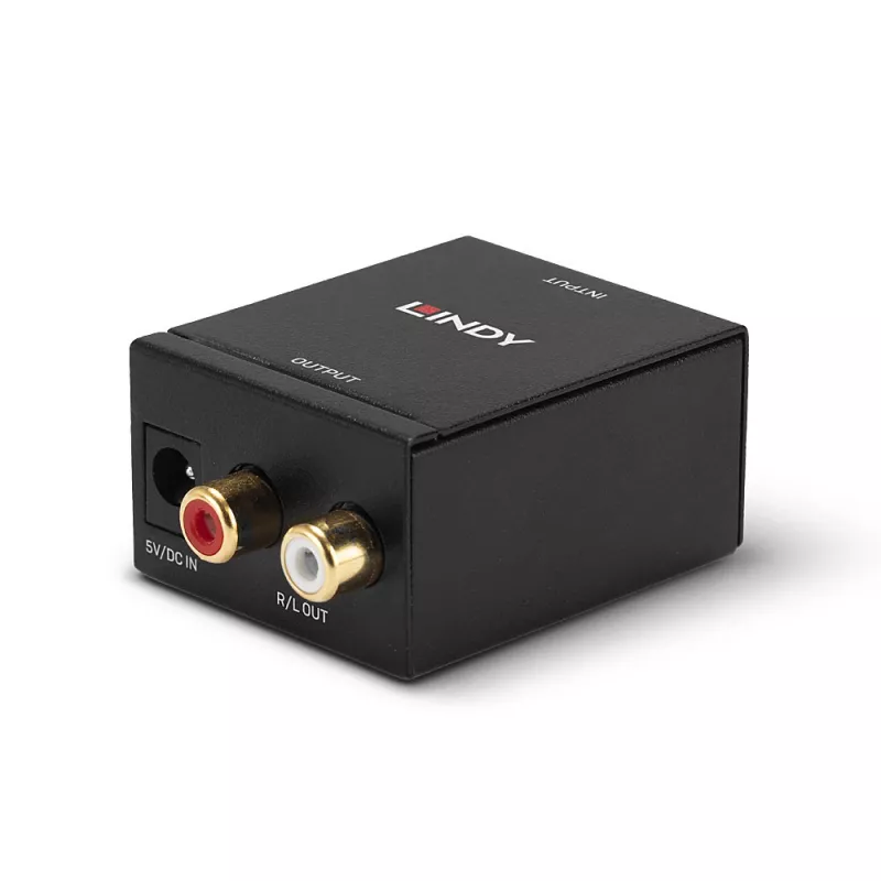 Lindy TosLink (óptico) y coaxial a fono DAC