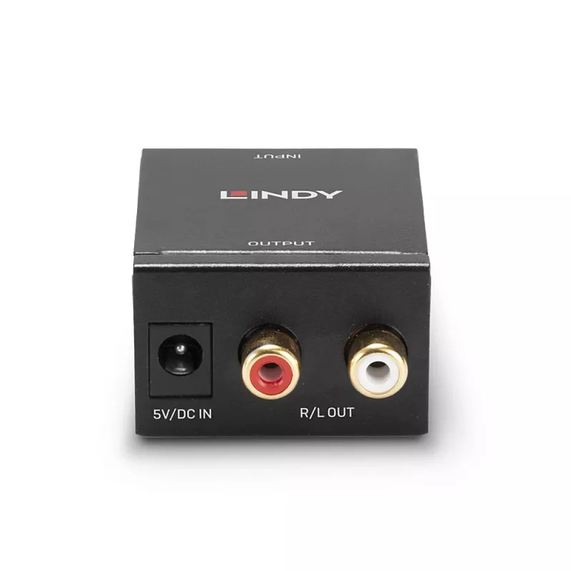 Lindy TosLink (óptico) y coaxial a fono DAC