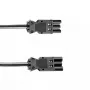 Cable de alimentación Bachmann 375.0053 negro 5 m GST18 H05VV-F 3G1.5
