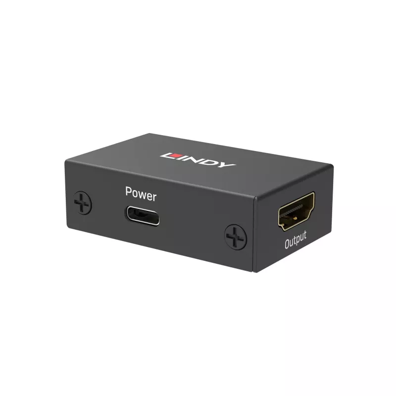 Repetidor AV Lindy HDMI 8K60 repetidor 48 Gbit/s metal cableado