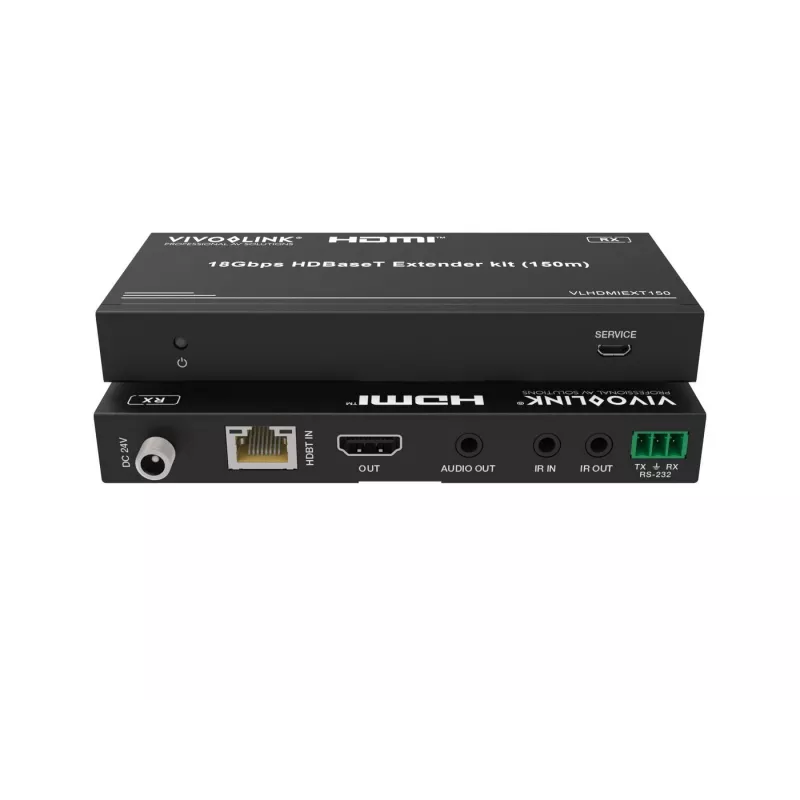 Kit extensor HDBaseT VivoLink VLHDMIEXT150 18 Gbit/s 4K por un solo cable Cat