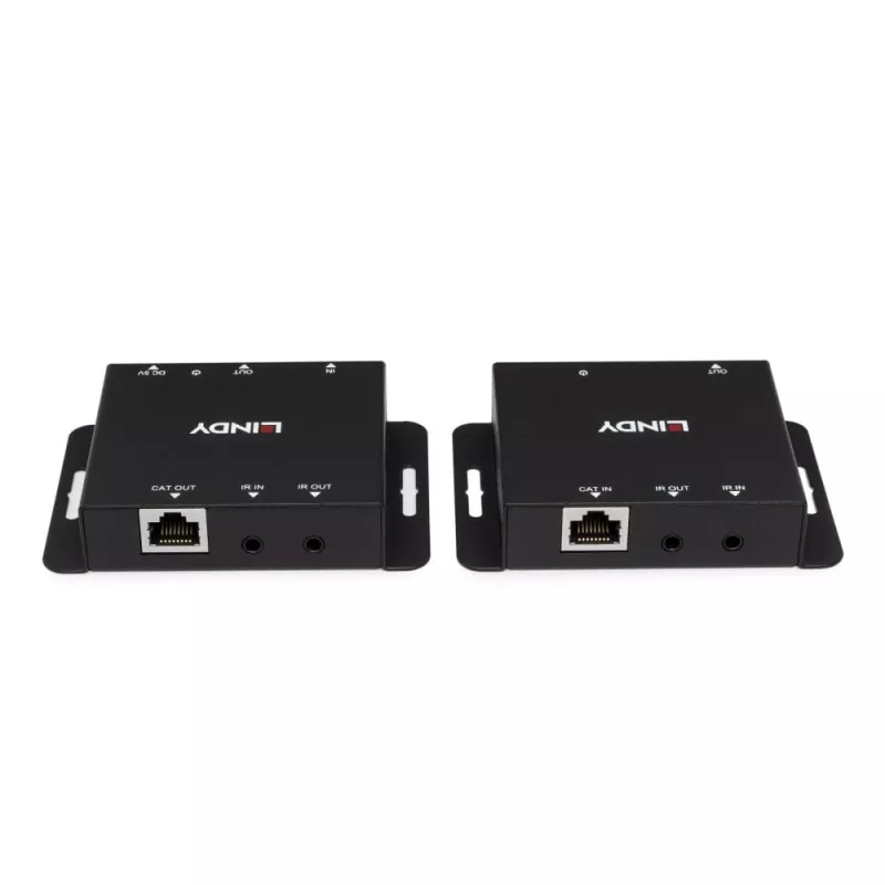 Transmisor y receptor AV Lindy 50m Cat.6 extensor HDMI e IR 1920x1200
