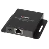 Transmisor y receptor Lindy 70m Cat.6 extensor divisor HDMI 4K30 de 4 puertos e IR con loop out