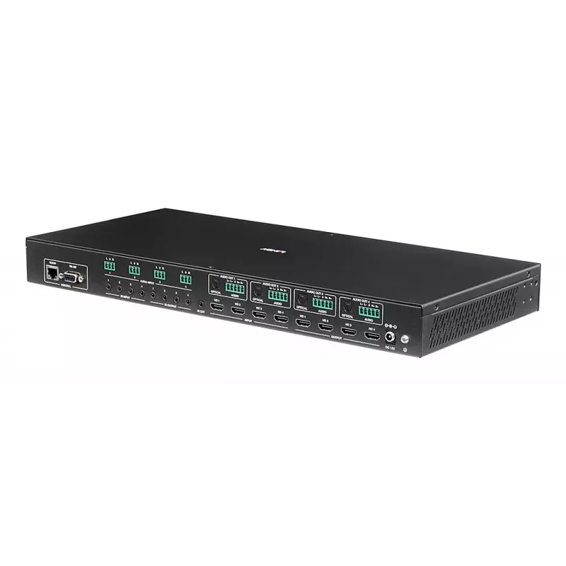 Conmutador de matriz AV Lindy 4x4 HDMI 4K60 3840x2160 18 Gbit/s