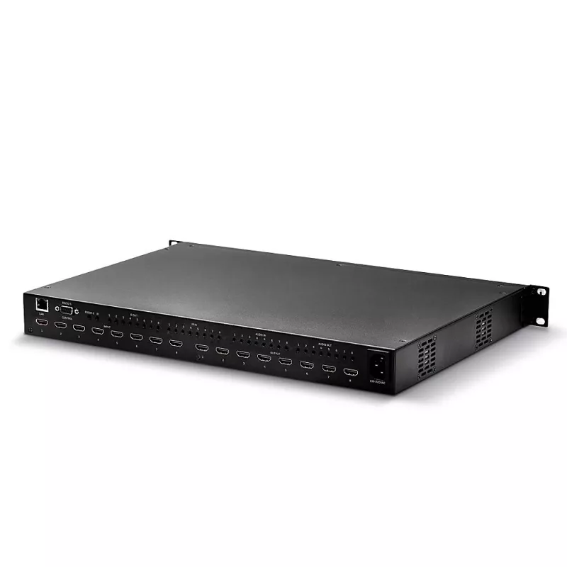 Matriz Lindy 8x8 HDMI 18G con escalado de videowall
