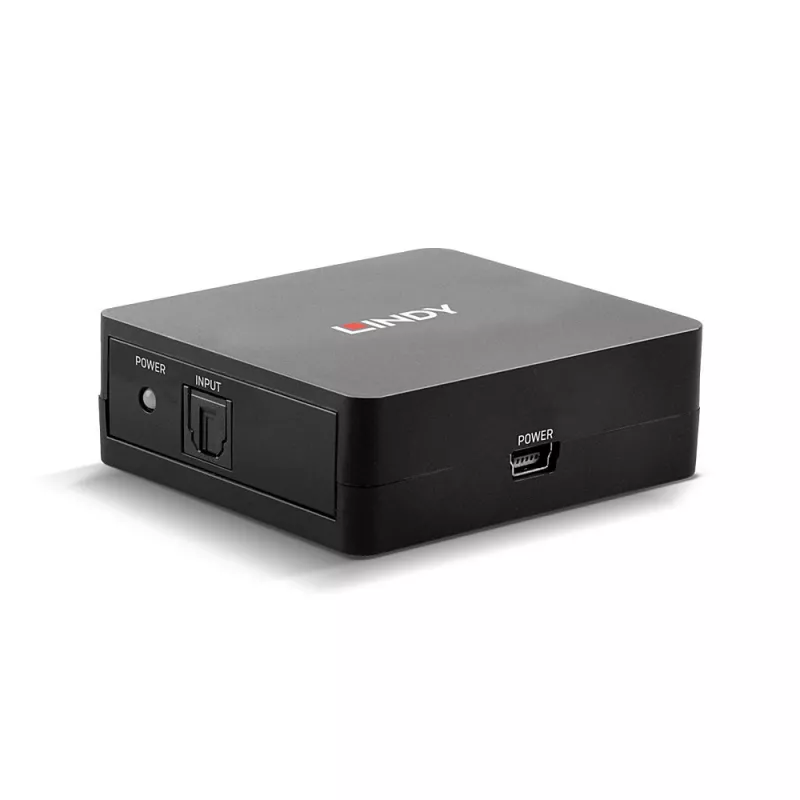 Divisor de audio óptico (TosLink) Lindy 3 puertos, negro, 1x TosLink, 3x TosLink, conector macho, conector macho, CE, FCC, REACH