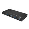 Conmutador KVM Lindy 4 puertos HDMI 4K60, USB 3.0 y audio