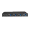 Conmutador KVM Lindy 4 puertos HDMI 4K60, USB 3.0 y audio