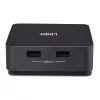Conmutador KVM Lindy 2 puertos Type-C, doble HDMI 4K60
