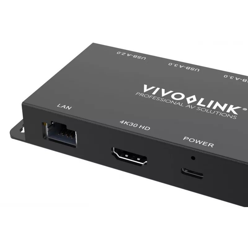 Adaptador gráfico USB Vivolink VLUSBCHUB2V2 con múltiples conexiones