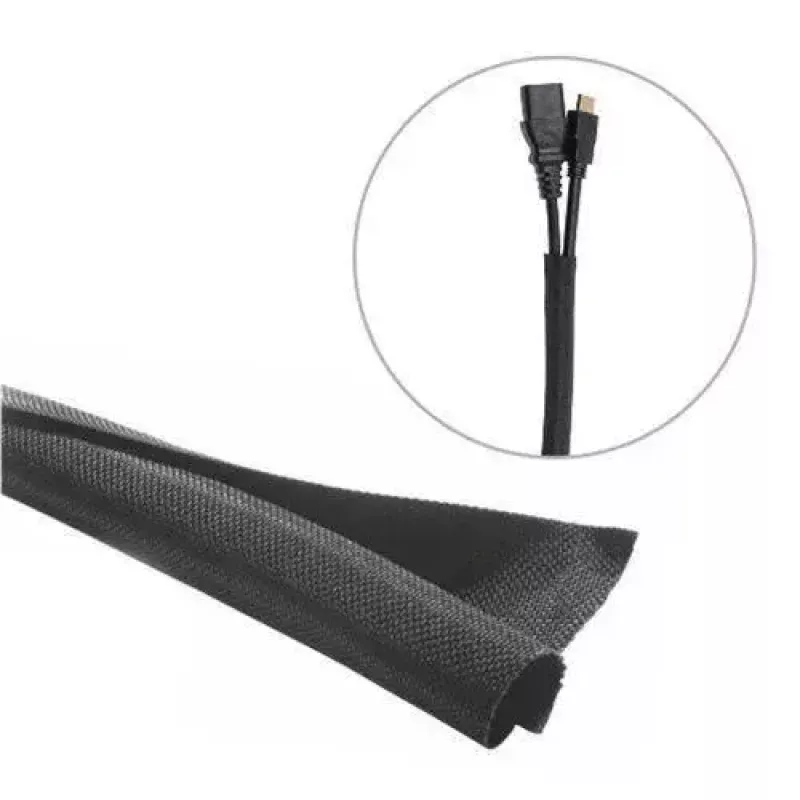 Organizador de cables Vivolink VLSC3825000B funda de cables negra 1 ud.