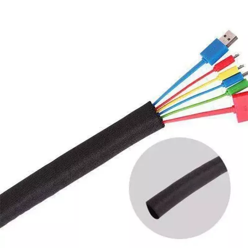 Organizador de cables Vivolink VLSC3825000B funda de cables negra 1 ud.