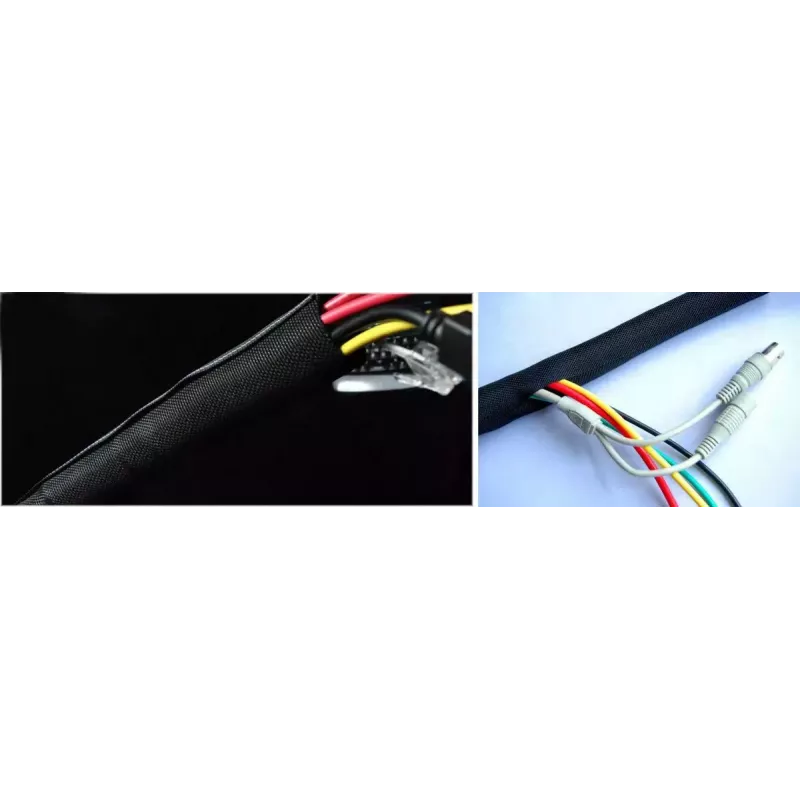 Organizador de cables Vivolink VLSC3825000B funda de cables negra 1 ud.