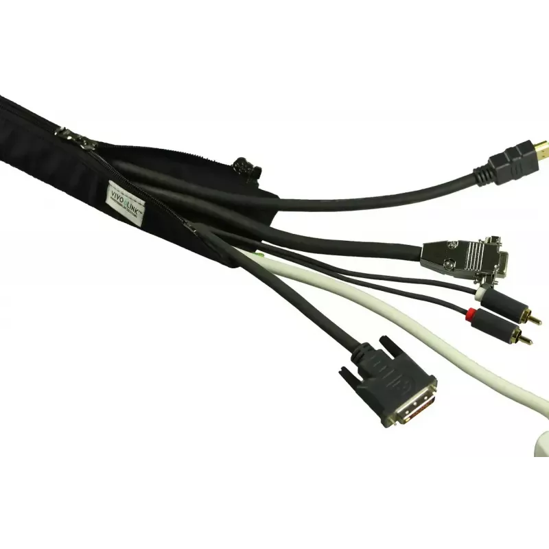 Funda de cables Vivolink PROZIPSLEEVE2.5 negra