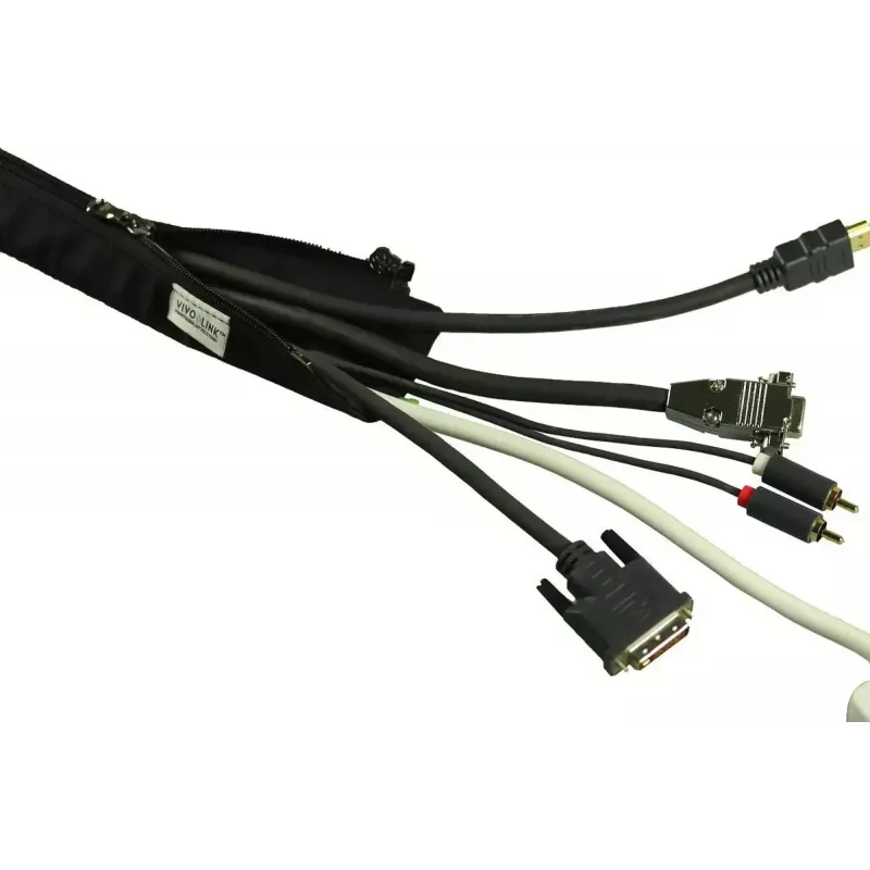 Funda de cables Vivolink PROZIPSLEEVE2.5 negra