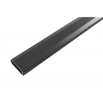 Canaleta de cables recta VivoLink VLWL110B negra 660 mm de ancho 60 mm de profundidad 20 mm de alto
