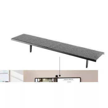 Estantería para equipos AV Vivolink VLMPS2 negro madera