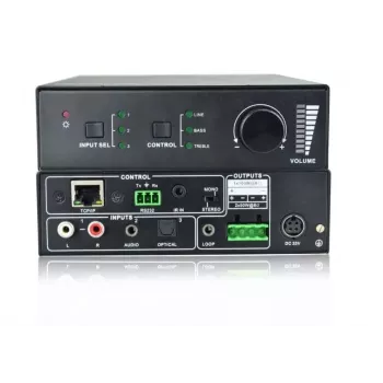 Vivolink VL120005 Amplificador de audio 2.0 canales Hogar Negro