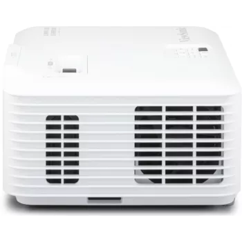 Proyector VIEWSONIC LSD400HD — láser DLP 1080p, 4000 lúmenes ANSI, objetivo estándar, distancia focal 21,86–24 mm, blanco