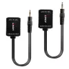 Transmisor y Receptor AV Lindy 500 m Cat.6 Extensor de audio analógico de 3,5 mm