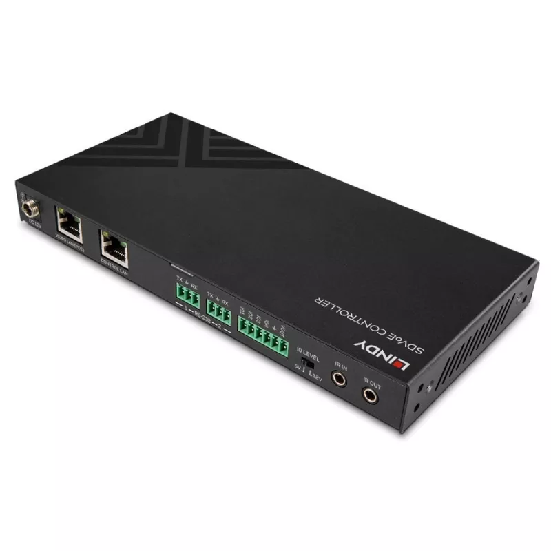 Repetidor AV Lindy Controlador SDVoE 3840 x 2160 píxeles Cat6 Cableado Micro-USB