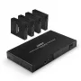 Lindy 70m Cat.6 4 Puertos HDMI 4K60 Splitter Extensor, 3840 x 2160 píxeles, Transmisor y Receptor AV, 70 m, Cableado, Negro, HDCP