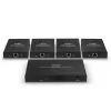 Lindy 38262 splitter extensor HDMI 4K60 de 4 puertos, Cat.6 70 m, HDR, negro