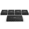 Lindy 38262 splitter extensor HDMI 4K60 de 4 puertos, Cat.6 70 m, HDR, negro