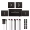 Lindy 38262 splitter extensor HDMI 4K60 de 4 puertos, Cat.6 70 m, HDR, negro