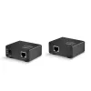 Transmisor y Receptor AV Lindy 150m Cat.6 Extensor de audio digital TosLink y coaxial