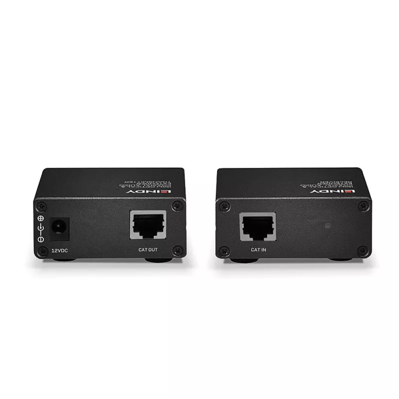 Transmisor y Receptor AV Lindy 150m Cat.6 Extensor de audio digital TosLink y coaxial