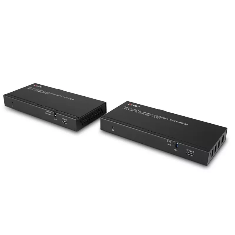 Lindy 70m Cat.6 HDMI 4K60, Audio, IR y RS-232 Extensor HDBaseT con ARC
