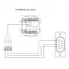 Vivolink VLCPARS232/25M Cable serie Negro RS-232